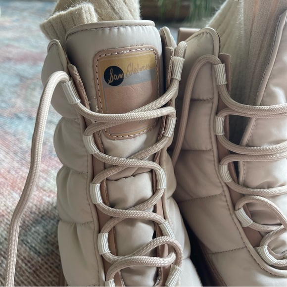 Sam Edelman Tabitha Lace-Up Puffer Boots - Picture 8 of 9